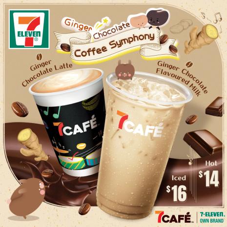 7CAFÉ new Ginger Chocolate flavour